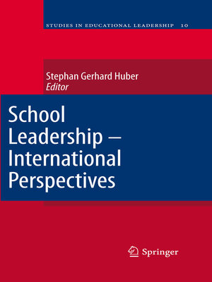cover image of School Leadership--International Perspectives